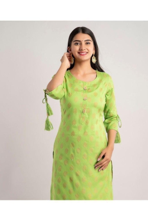 mauka-green-rayon-womens-straight-kurti-pack-of-1-none