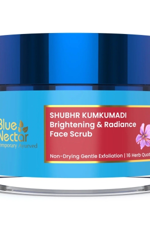 shubhr-kumkumadi-brightening-radiance-face-scrub-non-drying-gentle-exfoliation