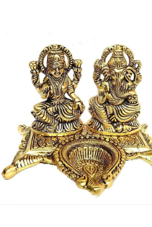 tisyaa-brass-laxmi-ganesh-idol-15-cm-