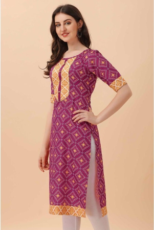 glomee-wine-crepe-womens-straight-kurti-pack-of-1-none