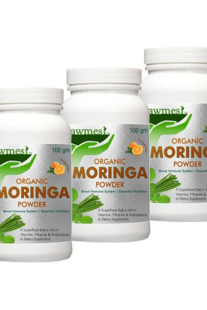 rawmest-moringa-powder-anti-ageing-supports-healthy-skin-300-gm-orange-multivitamins-powder