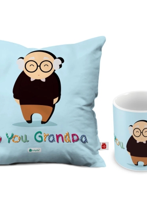 indigifts-grandfather-birthday-gifts-love-you-grandpa-quote-cute-granddad-illustration-blue-coffee-mug-330-ml-cushion-cover-12x12-inch-with-filler-gift-for-grandparent-anniversary-nana-birthday