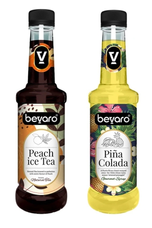 bevaro-peach-ice-tea-syrup-and-pina-colada-syrup-combo-300ml-each-600-ml-pack-of-2