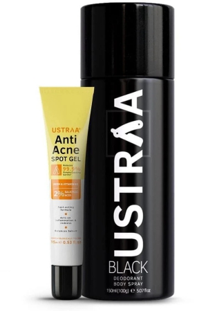 ustraa-anti-acne-spot-gel-15ml-black-deodorant-body-spray-150ml