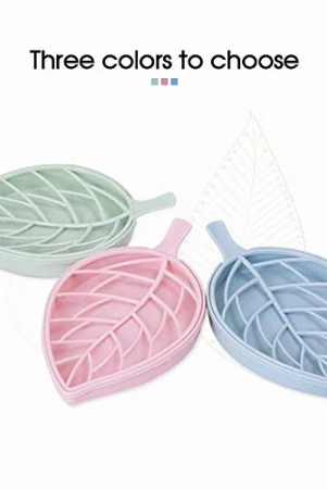 nidy-2pcs-double-layer-leaf-shape-soap-dispenser-dish-case-holder-container-bathroom-case-beautiful-leaf-shape-double-layer-soap-dish-case-holder-bathroom-accessory-pink