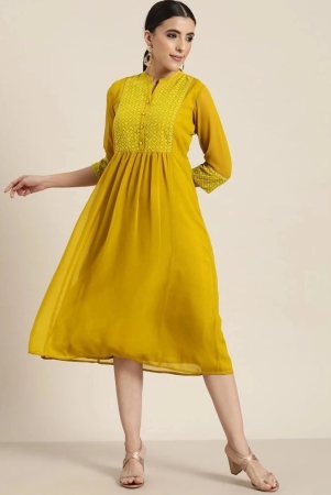 juniper-georgette-embroidered-midi-womens-fit-flare-dress-mustard-pack-of-1-none