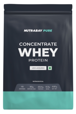 nutrabay-pure-100-raw-whey-protein-concentrate-500g-unflavoured-16-servings-234g-protein-53g-bcaa-39g-glutamic-acid-muscle-growth-recovery-gym-supplement-for-men-women