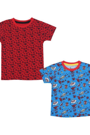 nammababy-red-cotton-boys-t-shirt-pack-of-2-none