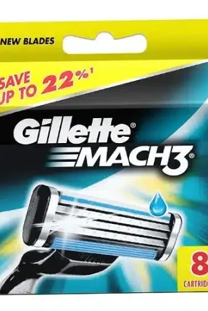 gillette-mach3-manual-shaving-razor-blades-cartridge-8-pcs