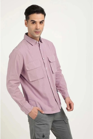 bene-kleed-100-cotton-regular-fit-solids-full-sleeves-mens-casual-shirt-purple-pack-of-1-none