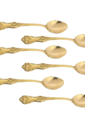 a-h-enterprises-brass-brass-tea-spoon-pack-of-6-brass