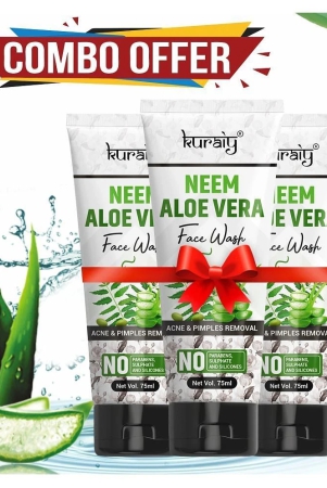 kuraiy-face-wash-cream-with-natural-deep-moisturizing-face-wash-tube-pack-of-3