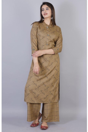 highlight-fashion-export-brown-straight-rayon-womens-stitched-salwar-suit-pack-of-1-none