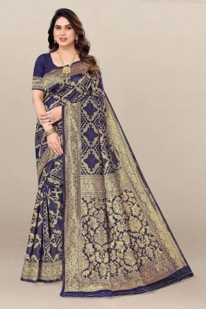 om-shantam-sarees-banarasi-silk-embellished-saree-with-blouse-piece-navy-blue-pack-of-1-navy-blue