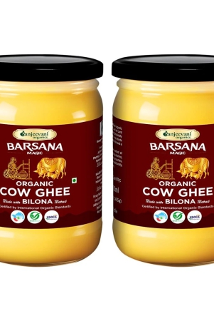 organic-bilona-cow-ghee-glass-jar-pack-of-2-500mlx2-500ml-barsana-magic-bilona-ghee-made-by-natural-bilona-process-pure-organic-grassfed-healthy-ghee-certified-by-international-organic-standard-pesticide-chemical-free