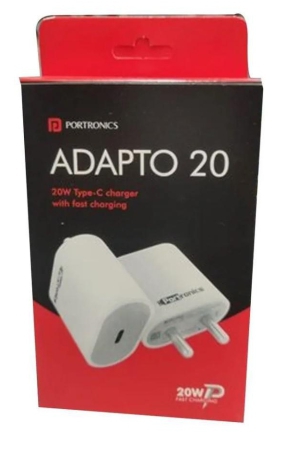 Adapto 20W Quick Charger White