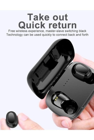 Life Like L21 Bluetooth Bluetooth Earphone In Ear Auto pairing Black