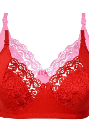 kiran-enterprises-pack-of-2-cotton-womens-minimizer-bra-red-none