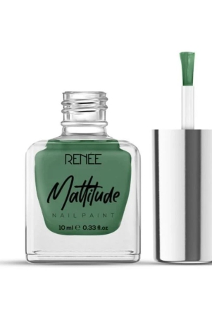 renee-mattitude-nail-paint-moss-green-quick-drying-matte-finish-10ml