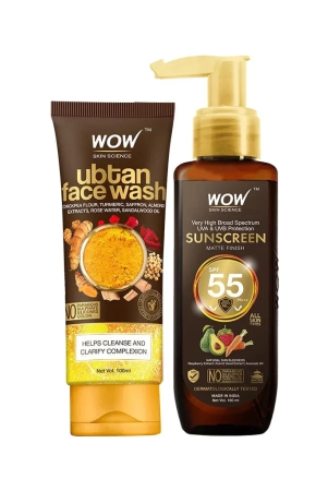 ubtan-face-wash-sunscreen-matte-finish-spf-55-net-vol-200-ml