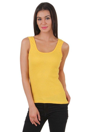 Q-Rious Yellow Camisoles - M