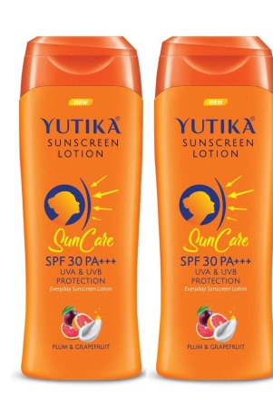 yuthika-sunscreen-lotion-spf-30-pa-with-uva-uvb-protection-sun-cream-for-all-skin-types-300ml-pack-of-2