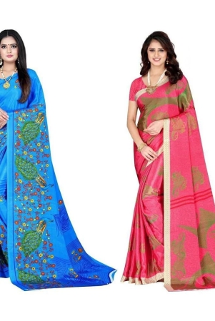 leelavati-multicolor-crepe-saree-with-blouse-piece-pack-of-2-multicolor