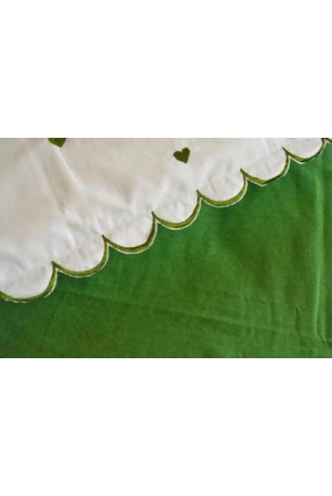 little-hearts-green-cotton-bedsheet