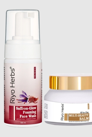 saffron-glow-foaming-facewash-all-in-one-beauty-balm-combo