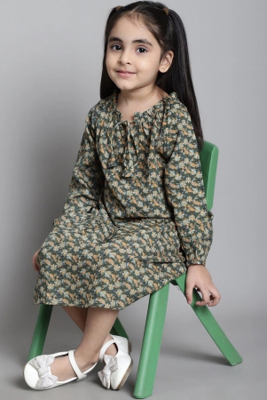 mini-ming-girls-floral-print-tie-up-neck-gathered-a-line-dress