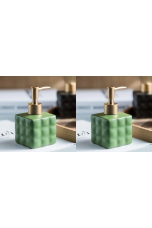 usha-shriram-ceramic-soap-dispenser-set-220ml-green-for-kitchen-sinkbathroom-usha-shriram-ceramic-soap-lotion-dispenser-set-220-ml-green-for-kitchen-sink-bathroom