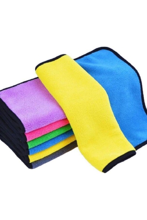 penyan-heavy-microfiber-cloth-for-car-cleaning-and-detailing-double-sided-extra-thick-plush-microfiber-towel-lint-free-800-gsm-size-30-x-45-cm-multi-color-pack-of-6