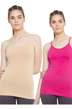 Outflits Cotton Smoothing Cami Shapewear - Pack of 2 - L