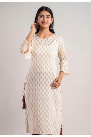 mauka-cream-rayon-womens-straight-kurti-pack-of-1-none