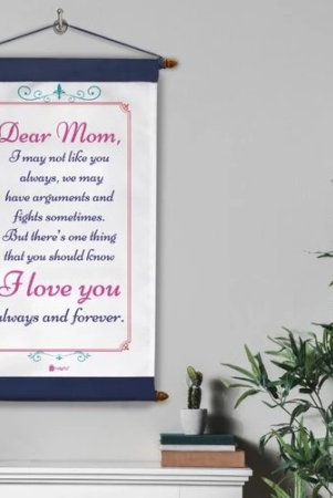 Indigifts Gift for Mom Printed Message Love Scroll Card 17 x 9.5 inches- Birthday Gift for Mom, Scroll Card for Mom Birthday, Mothers Day Gift, Best Gift for Mom, Gifts for Mom Dad