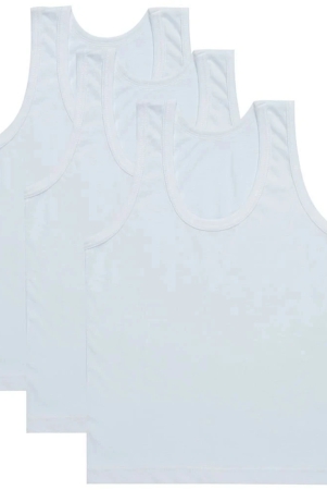 bodycare-white-cotton-blend-solid-boys-vest-pack-of-3-none