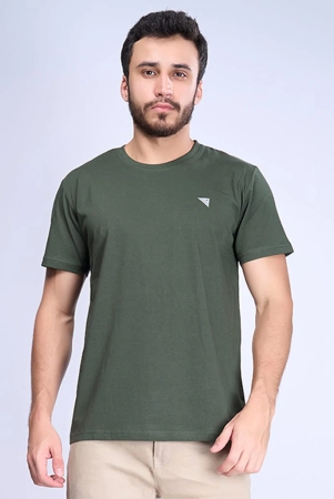 mens-100-cotton-hunter-green-half-sleeves-expert-tee-et5