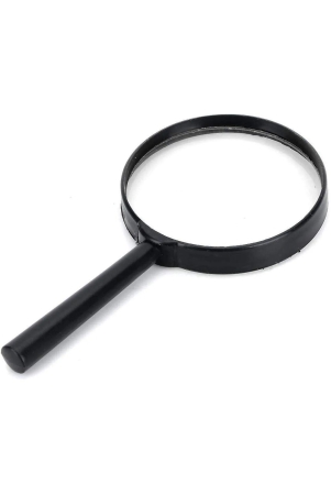 Black Magnifying Glass for inspection, Jewelry & small prints reading & Multiple uses [40 / 50 / 60 / 75 mm]-40mm