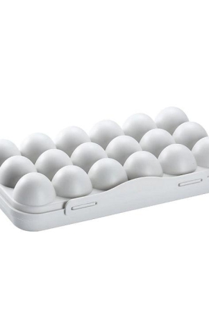 18-grid-plastic-stackble-refrigerator-egg-storage-box-with-lid