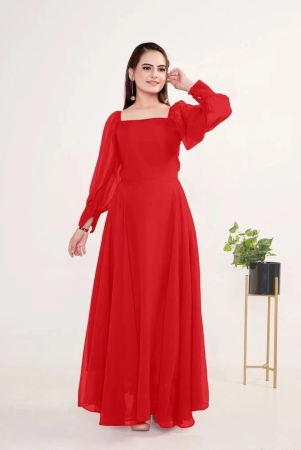 jash-creation-red-georgette-womens-gown-pack-of-1-none