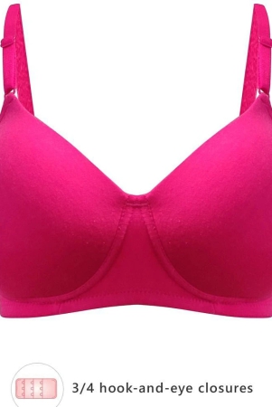 clovia-cotton-t-shirt-bra-pink-single-40c