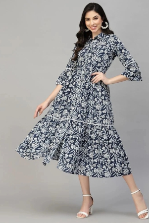 stylum-cotton-printed-midi-womens-fit-flare-dress-navy-blue-pack-of-1-none