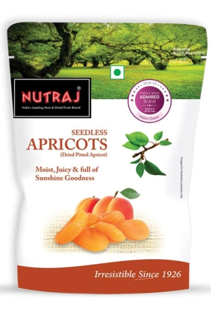 Nutraj Premium Dried Pitted Turkish Apricots 200gm 200g