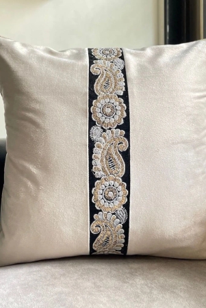 bold-embroidered-lace-velvet-off-white-color-cushion-cover-16x16-size