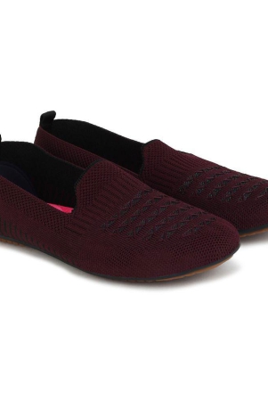 aqualite-maroon-womens-slip-on-none