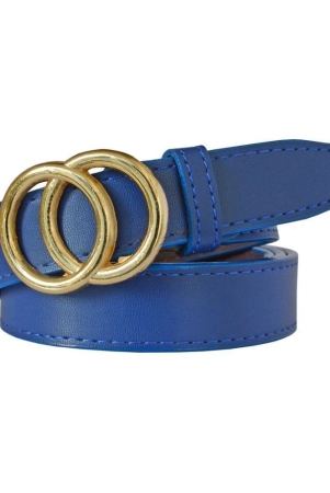 loopa-blue-pu-casual-belt-none