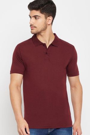 uniberry-cotton-regular-fit-solid-half-sleeves-mens-polo-t-shirt-maroon-pack-of-1-none