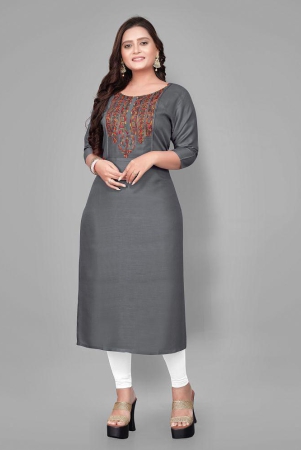 riaana-grey-rayon-womens-straight-kurti-pack-of-1-none