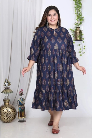 swasti-cotton-blend-printed-anarkali-womens-kurti-blue-pack-of-1-none