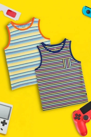 xy-life-multi-color-cotton-striped-boys-vest-pack-of-2-none